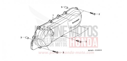 KURBELGEHAEUSEDECKEL, L. SGX50X de 1999
